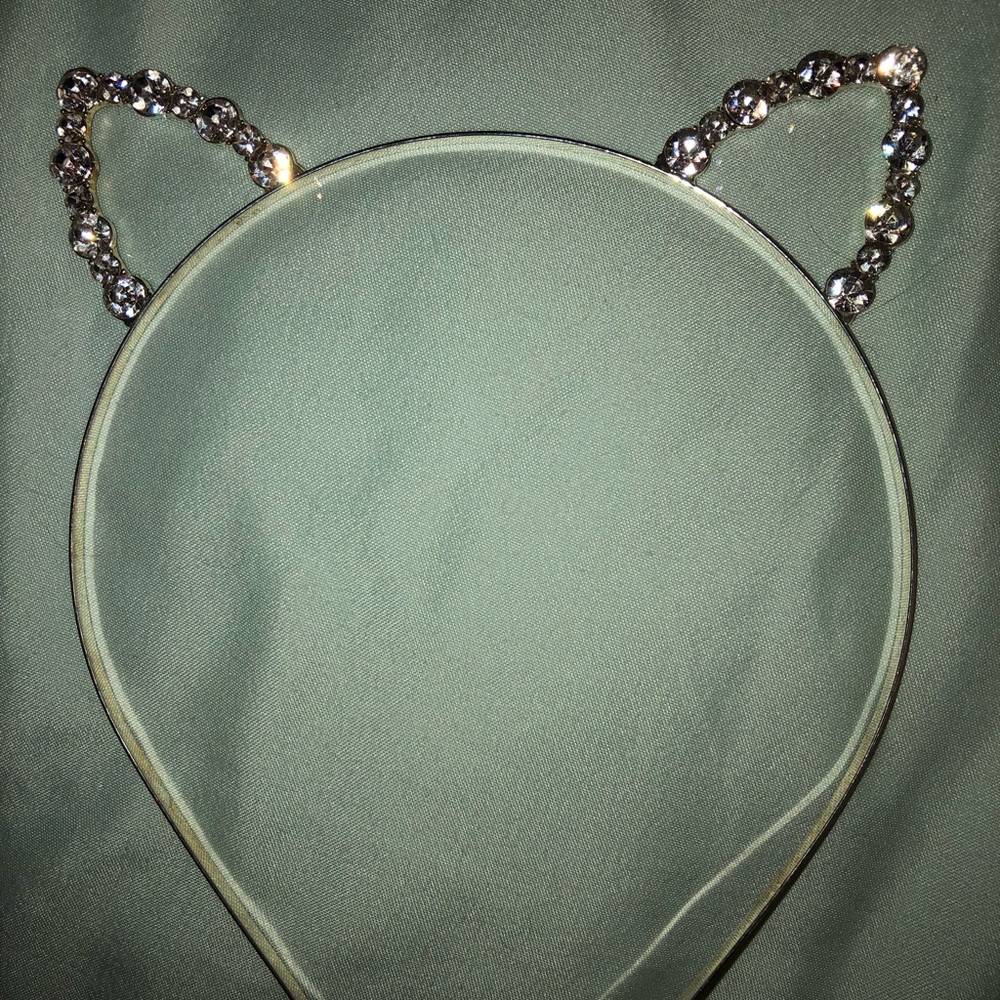 Rhinestone Cat Ears Headband